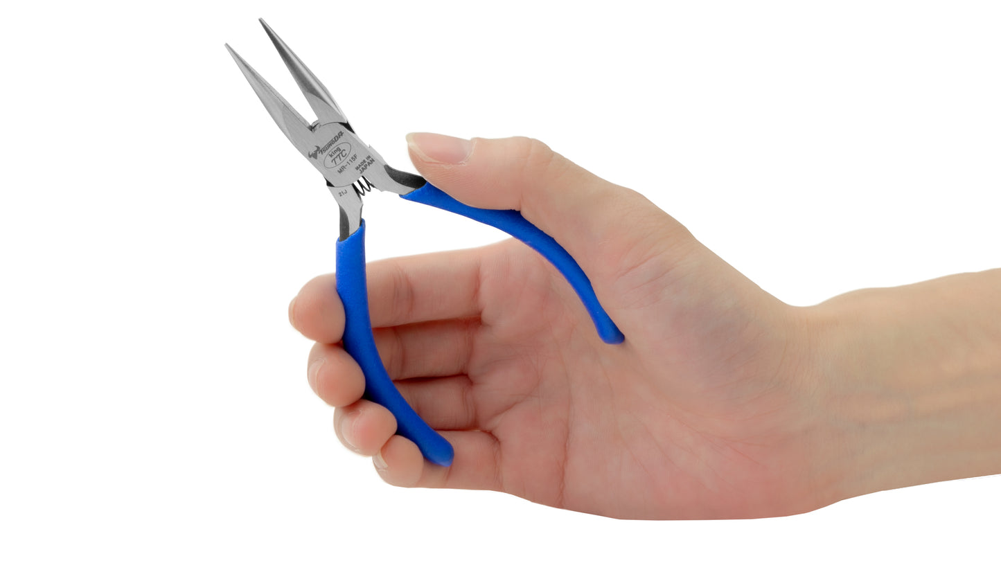 ツノダ ラジオペンチ(刃・溝なし) 115mm 【MR-115F】