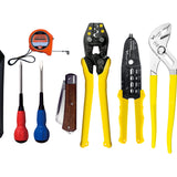 ツノダ 電気工事士技能試験工具セット 9点セット(圧着工具 大) 【TS-E01】 - thumb 1