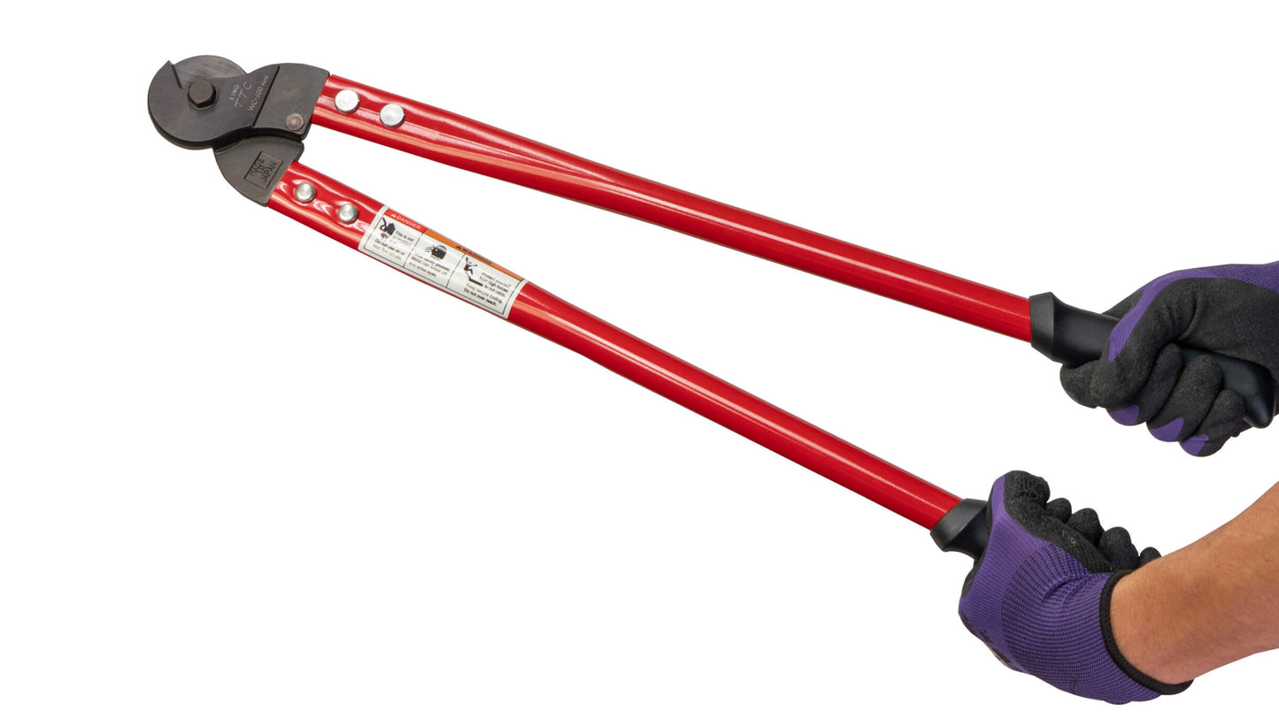 ツノダ 大型ワイヤーロープカッター 600mm 【WC-600】