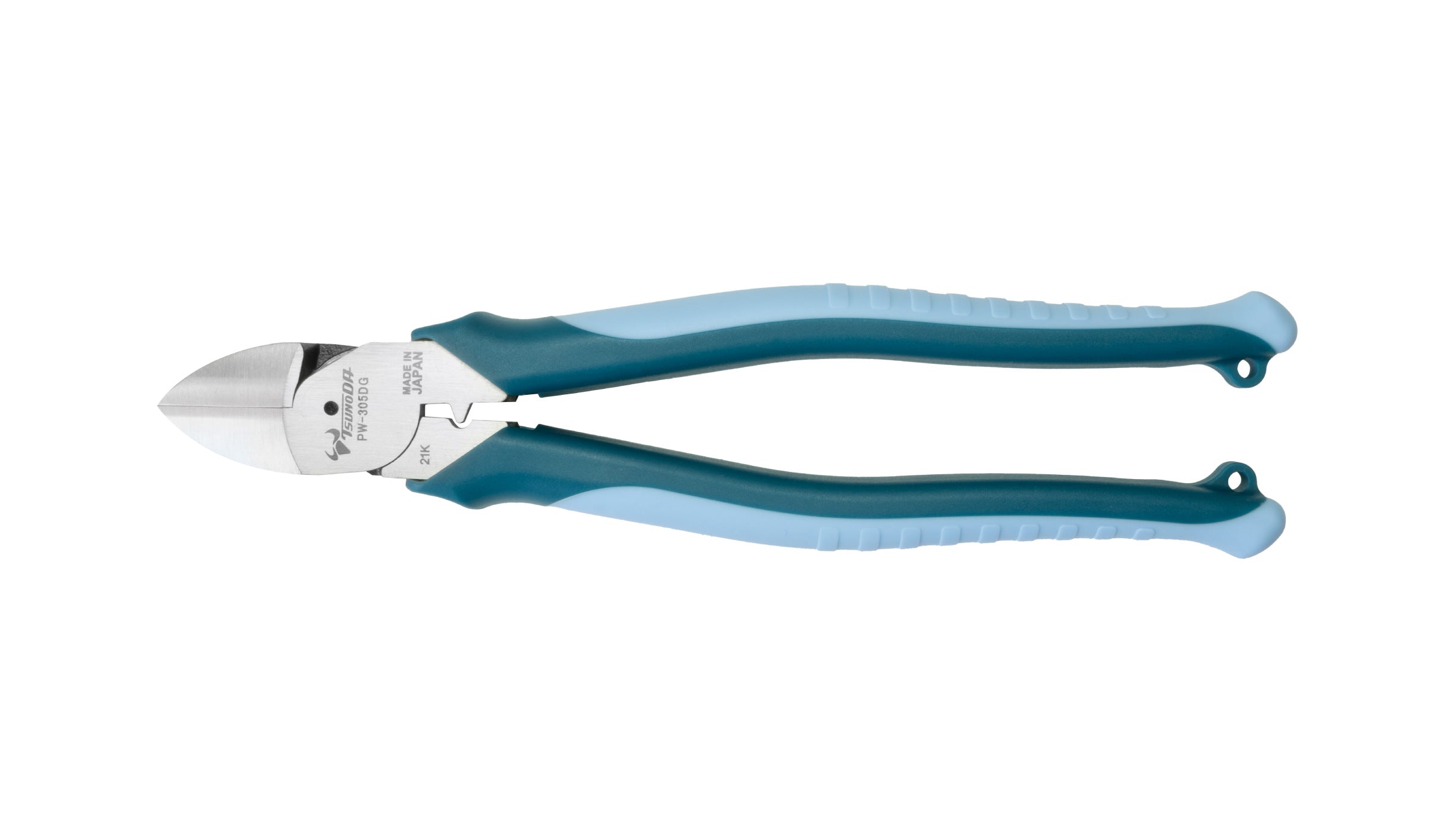 ツノダ パワー薄刃ニッパー (偏芯テコ原理採用) 225mm 【PW-305DG】