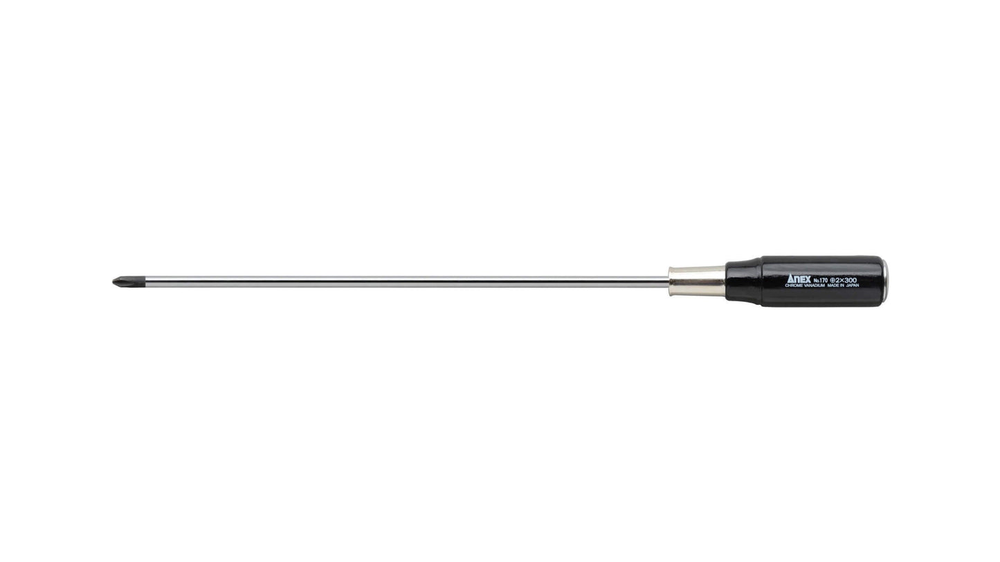 ANEX 木柄貫通ドライバー 強力級 +2×300 【ANEX_170_14】