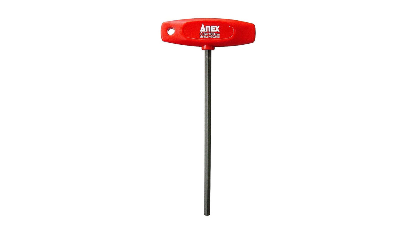 ANEX T型六角レンチドライバー H6×160 【ANEX_3200_6】