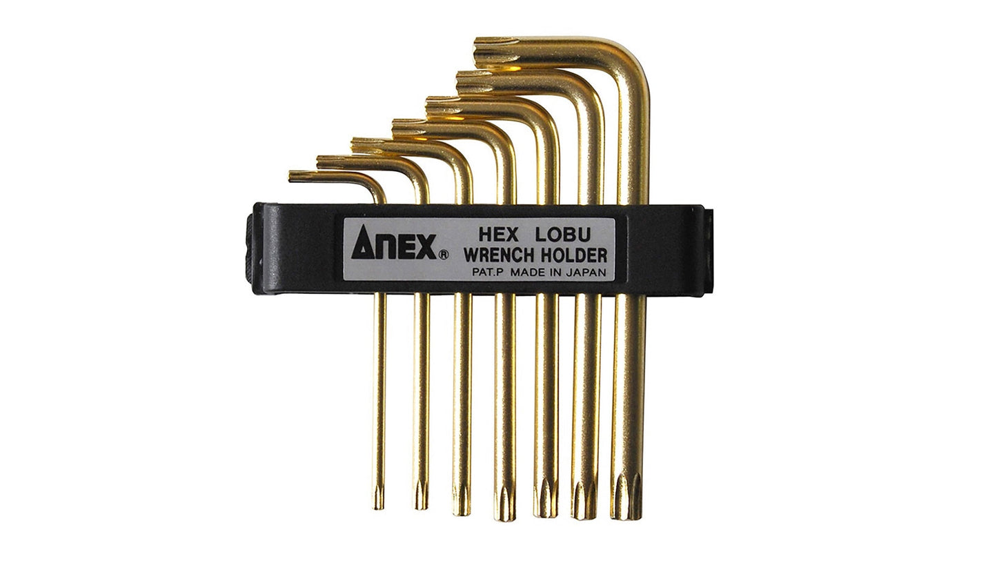 ANEX L型へクスローブレンチセット穴付 7本組 【ANEX_639】