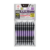 ANEX 黒龍靭ビット スリムタイプ 10本組 +2×85 【ANEX_ABRS-14M_2】 - thumb 1