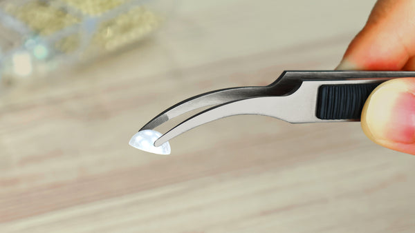 ANEX ラバーグリップ付 ステンレスピンセット【はじピン】　先丸鷲型120mm（SUS420J2）【ANEX_217-H】_3