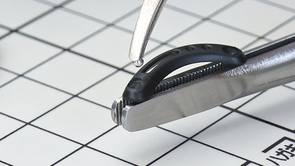 ANEX ラバーグリップ付 ステンレスピンセット【はじピン】先丸型120mm（SUS420J2）【ANEX_211-H】_2