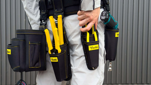 ツノダ LOCX 着脱式腰道具 腰袋2段&工具差し 5点セット【TCS-L01】_3