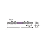 ANEX 黒龍靭ビット　スリムタイプ　10本組　＋2×65 【ANEX_ABRS-14M_1】 - thumb 6