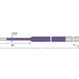 ANEX 六角レンチカラービット　1本組　H3×150 【ANEX_ACHX-3015】 - thumb 2