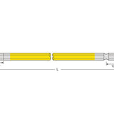 ANEX 六角レンチカラービット　1本組　H6×150 【ANEX_ACHX-6015】 - thumb 2