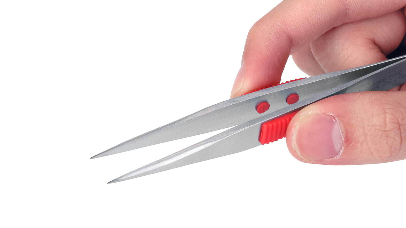 ANEX ラバーグリップ付　ステンレスピンセット　強力型120ｍｍ　（SUS410） 【ANEX_210】