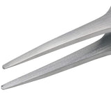 ANEX ラバーグリップ付　ステンレスピンセット　先丸型120ｍｍ　（SUS410） 【ANEX_211】 - thumb 2