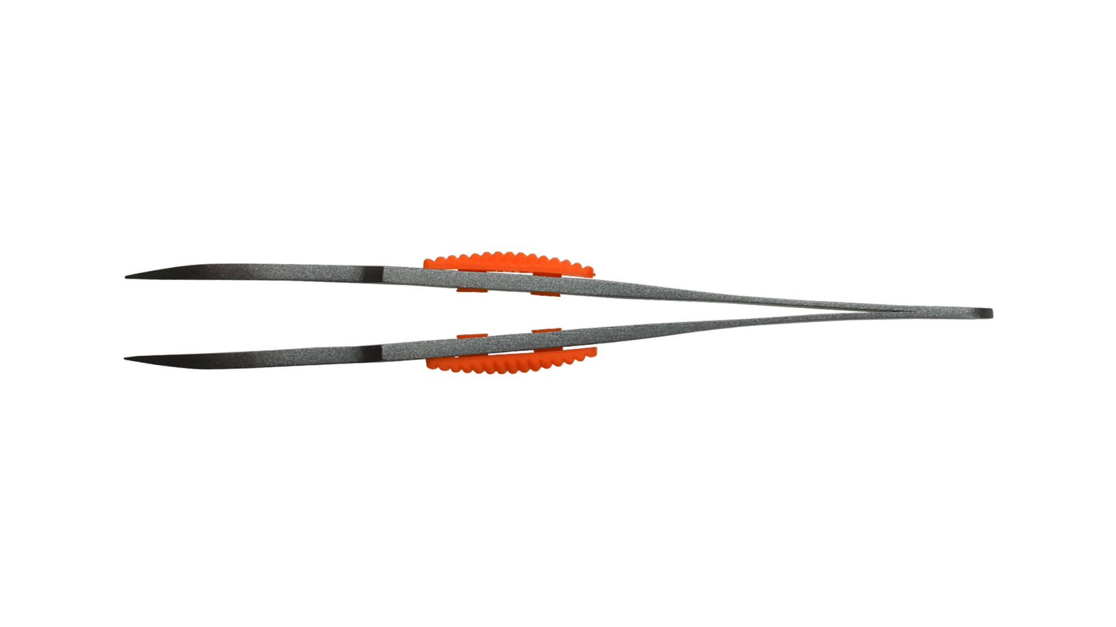 ANEX ラバーグリップ付　ステンレスピンセット　極細鋭型115ｍｍ　非粘着加工（SUS410） 【ANEX_224】