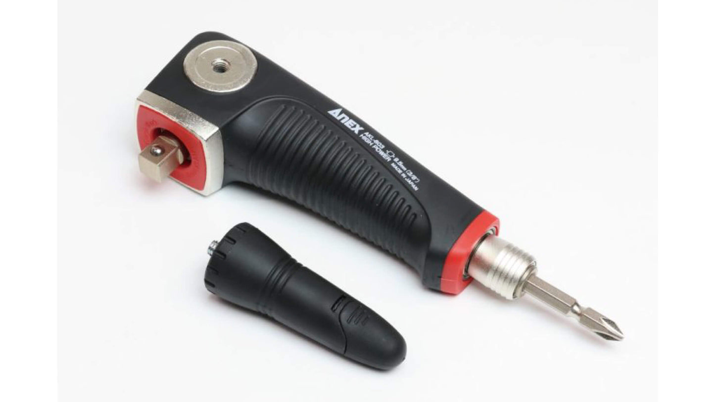ANEX ソケット用　強靭L型アダプター　9.52mm（3/8”） 【ANEX_AKL-603】