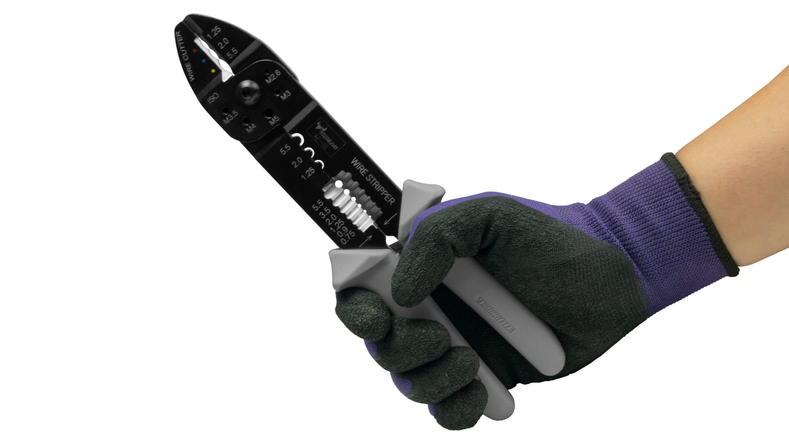 ツノダ 電工万能ペンチ（絶縁圧着端子・裸圧着端子用）230mm 【AP-02】