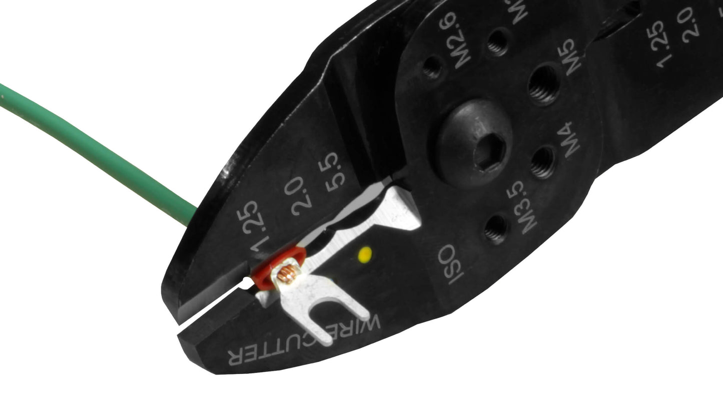 ツノダ 電工万能ペンチ（オープンバレル端子・絶縁圧着端子用）230mm 【AP-06】