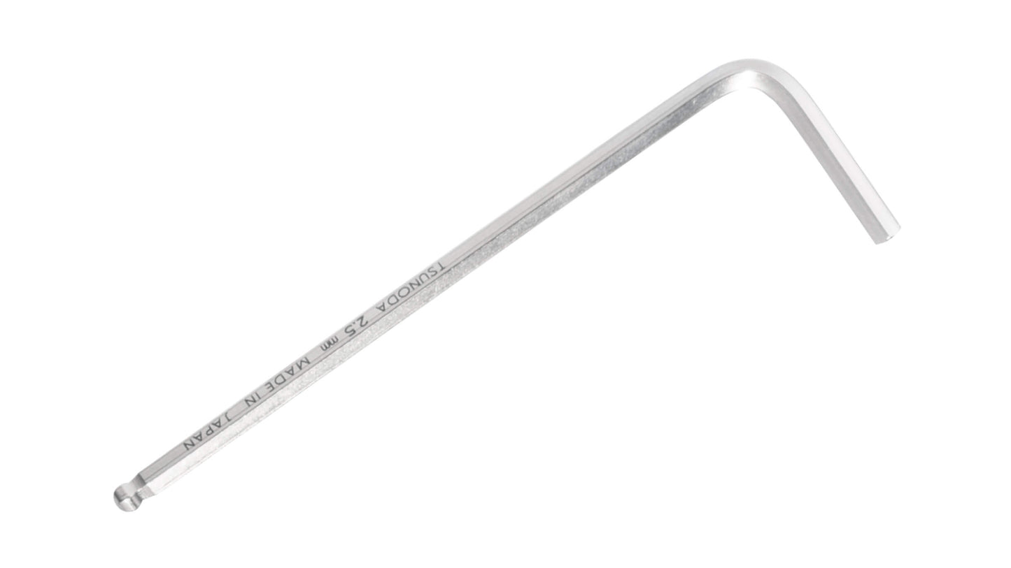 ツノダ 標準タイプボールポイント六角棒レンチ（2.5mm） 【BS-25】