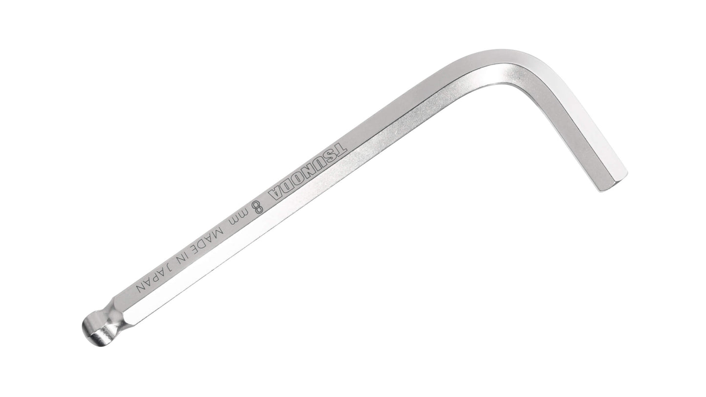 ツノダ 標準タイプボールポイント六角棒レンチ（8.0mm） 【BS-80】