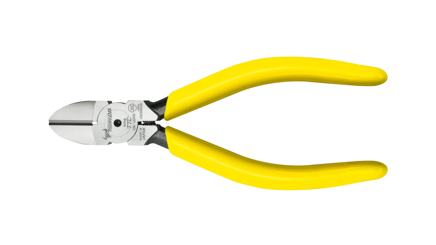 ツノダ 強力ニッパー 刃穴なし バネ付（JIS）125mm 【CN-125NS】