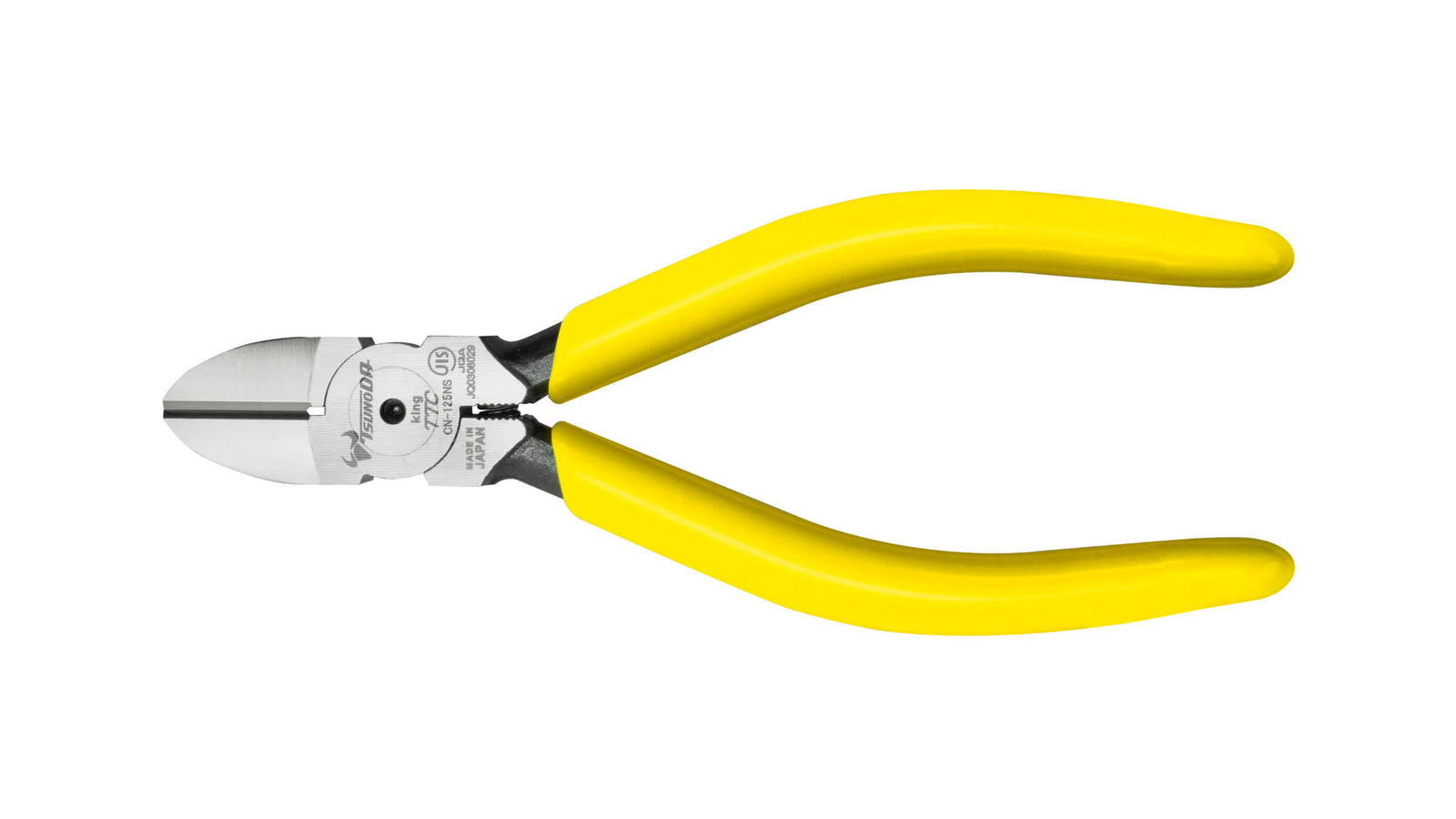 ツノダ 強力ニッパー 刃穴なし バネ付（JIS）125mm 【CN-125NS】