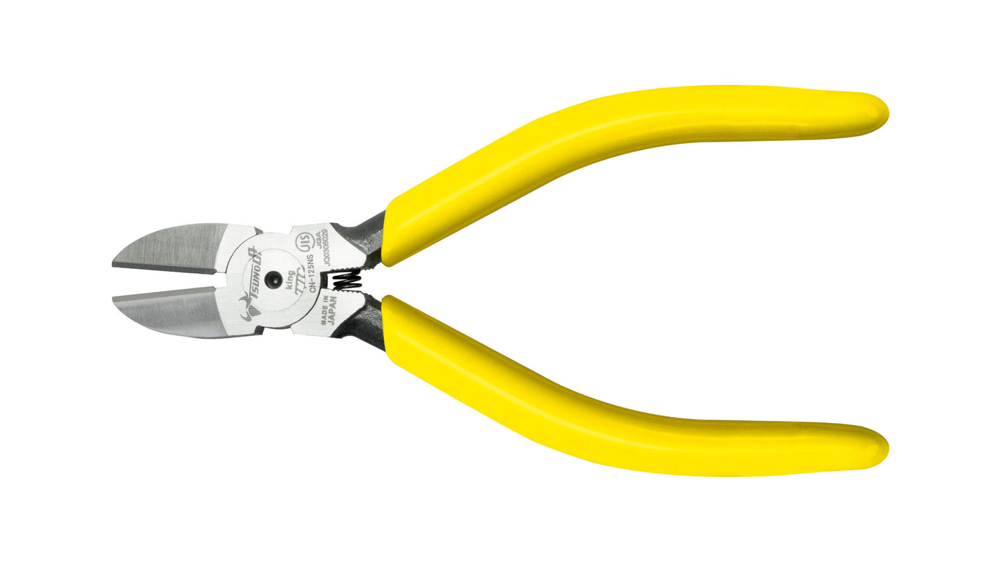 ツノダ 強力ニッパー 刃穴なし バネ付（JIS）125mm 【CN-125NS】