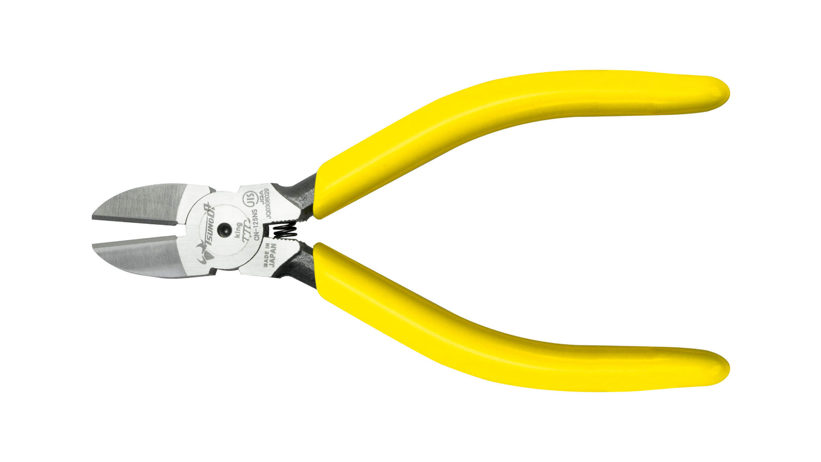 ツノダ 強力ニッパー 刃穴なし バネ付（JIS）125mm 【CN-125NS】