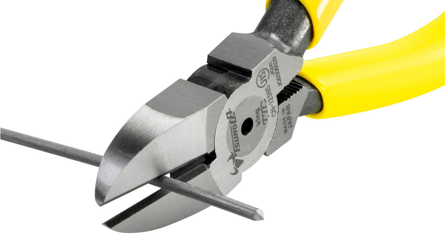 ツノダ 強力ニッパー 刃穴なし バネ付（JIS）125mm 【CN-125NS】