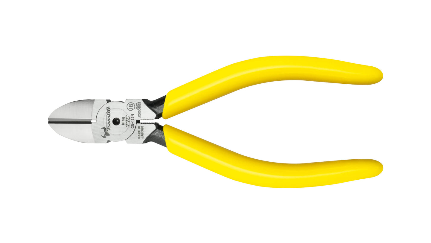 ツノダ 強力ニッパー 刃穴なし（JIS）125mm 【CN-125N】