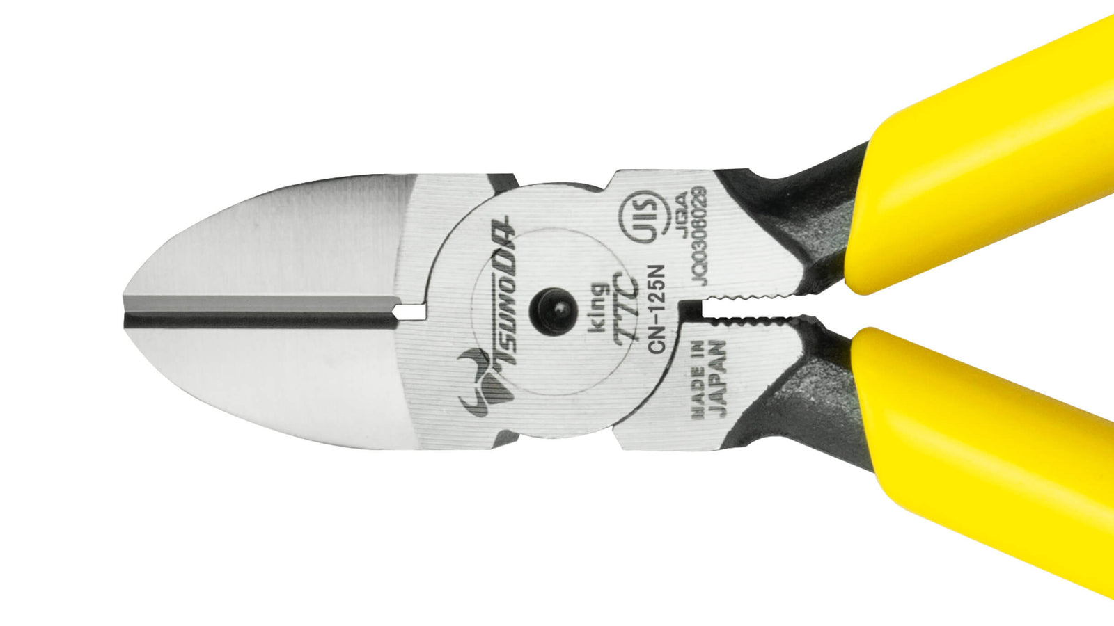 ツノダ 強力ニッパー 刃穴なし（JIS）125mm 【CN-125N】