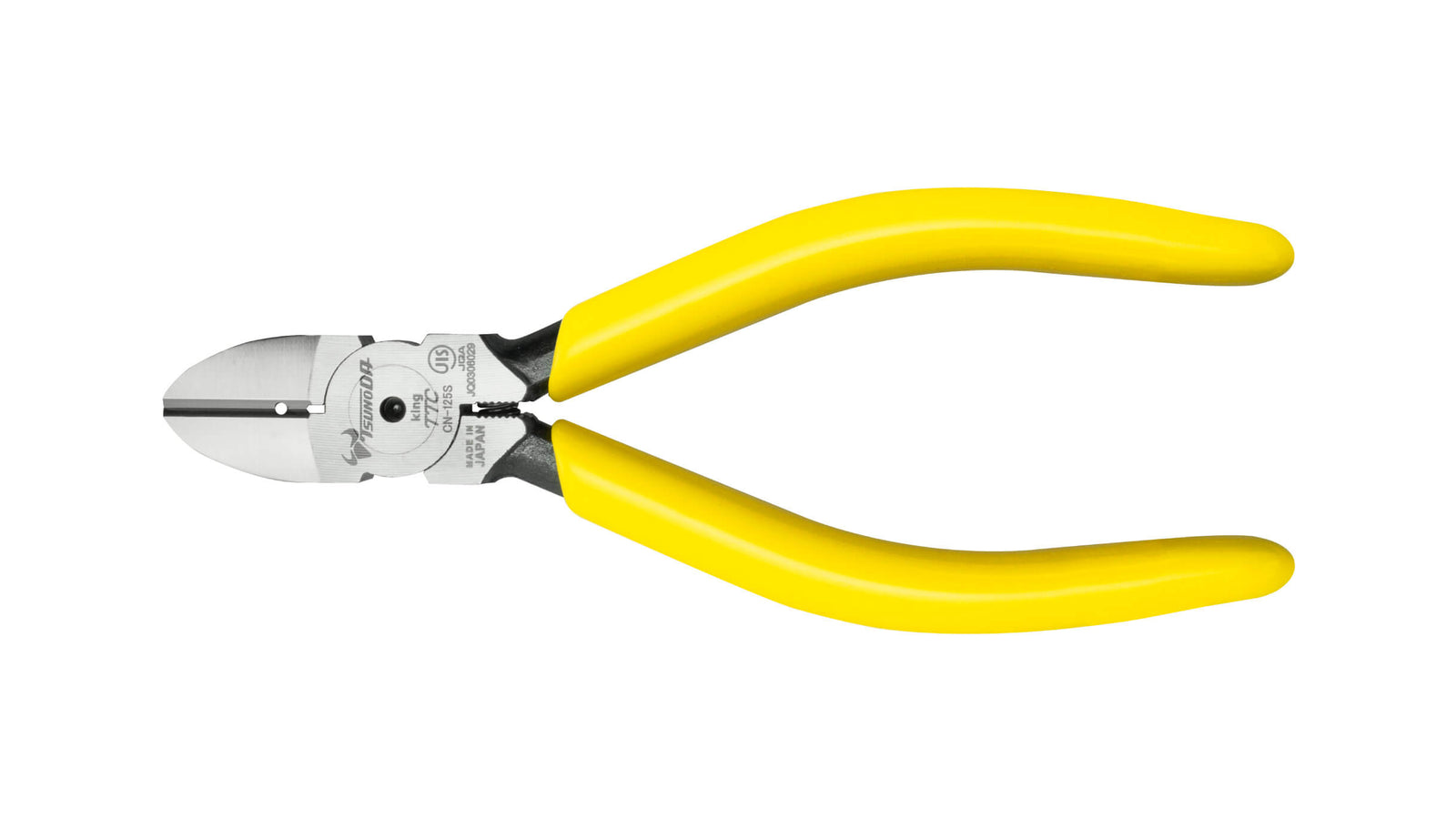 ツノダ 強力ニッパー バネ付（JIS）125mm 【CN-125S】