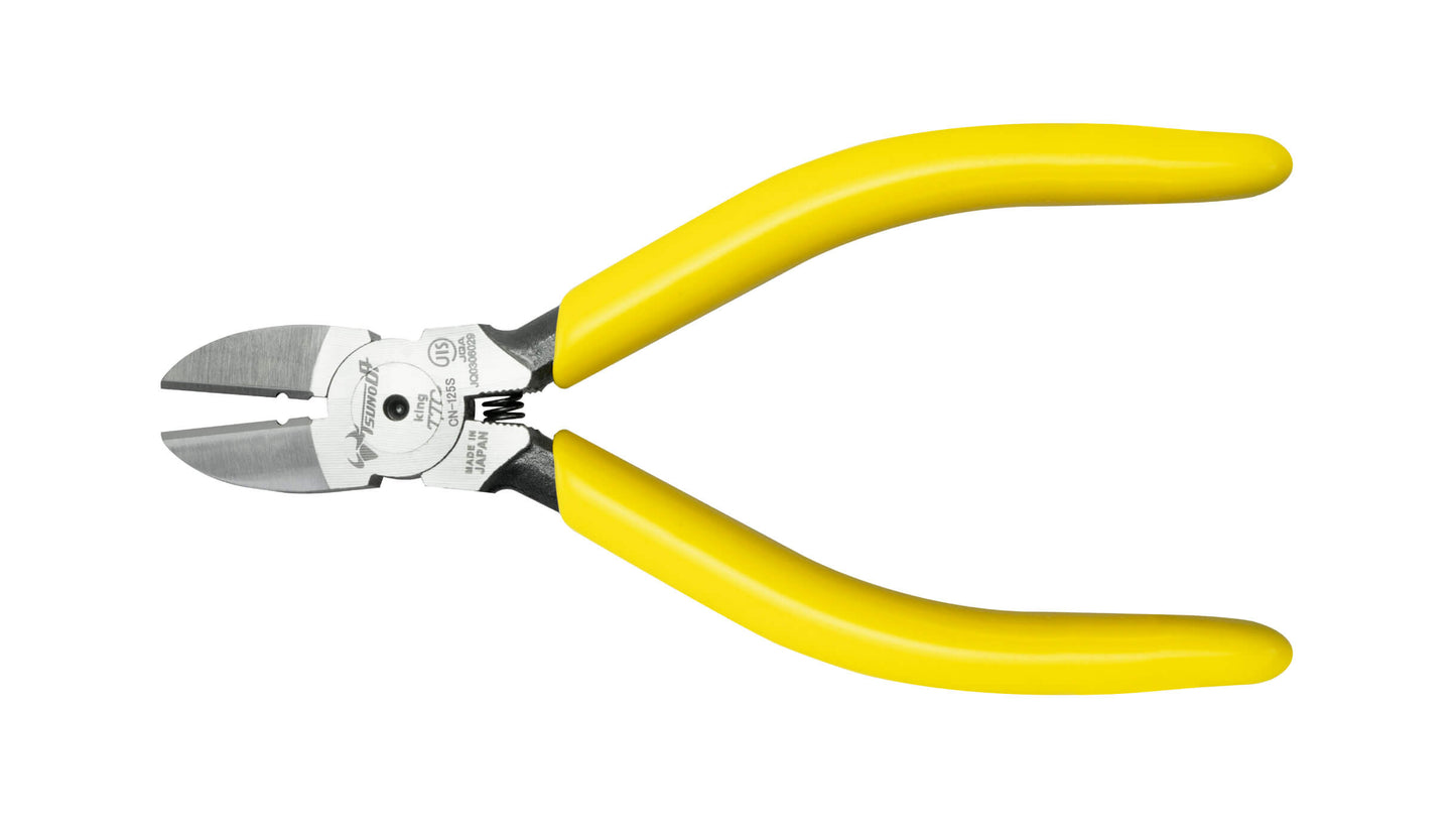 ツノダ 強力ニッパー バネ付（JIS）125mm 【CN-125S】