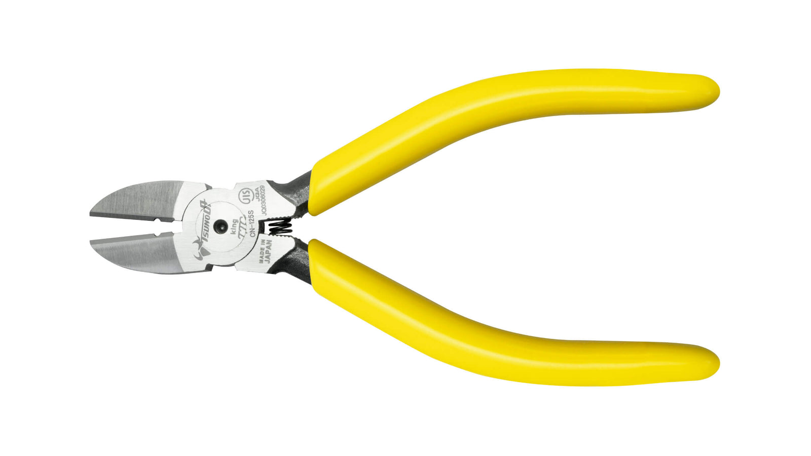 ツノダ 強力ニッパー バネ付（JIS）125mm 【CN-125S】