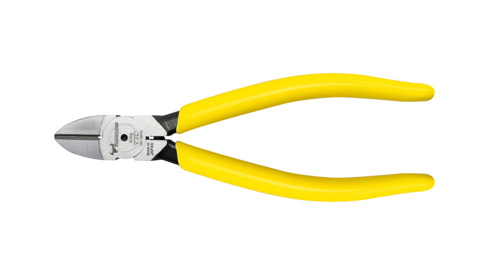 ツノダ 強力ニッパー 刃穴なし バネ付 150mm 【CN-150NS】
