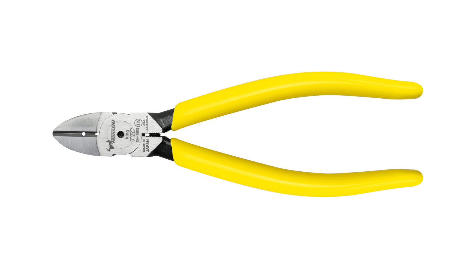 ツノダ 強力ニッパー バネ付（JIS）150mm 【CN-150S】