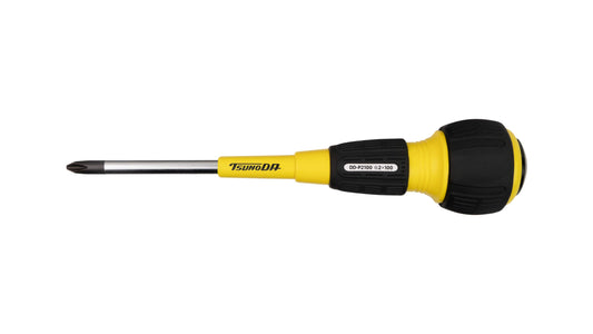 ツノダ  ハンドル絶縁貫通ドライバー +2×100 【DD-P2100】