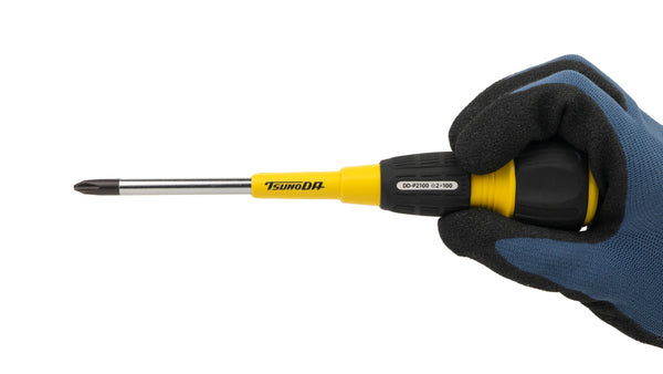 ツノダ ハンドル絶縁貫通ドライバー100mm2点セット 【TCS-E09】_11