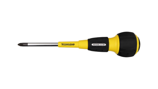 ツノダ ハンドル絶縁貫通ドライバー100mm2点セット 【TCS-E09】_2