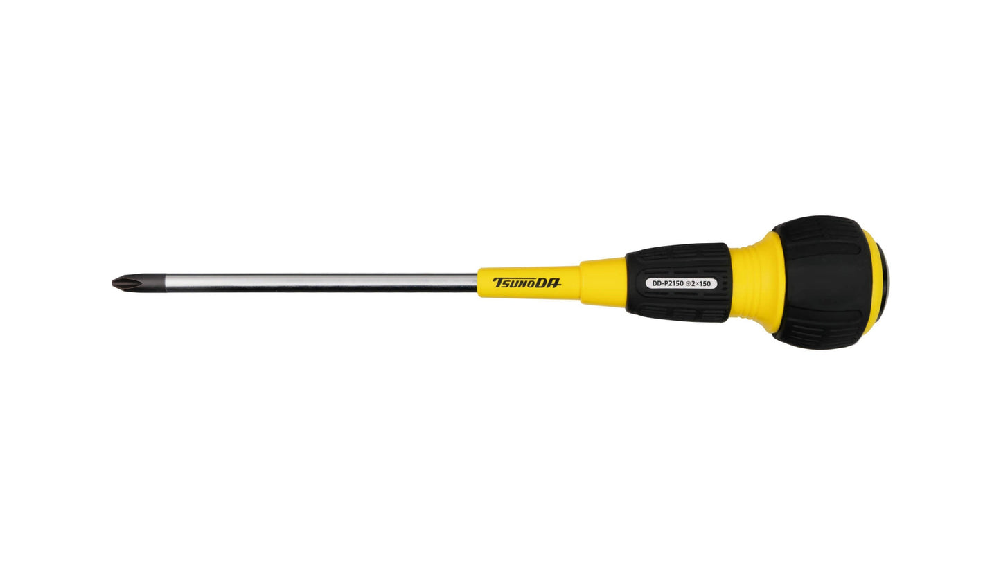 ツノダ  ハンドル絶縁貫通ドライバー150mm2点セット【TCS-E14】