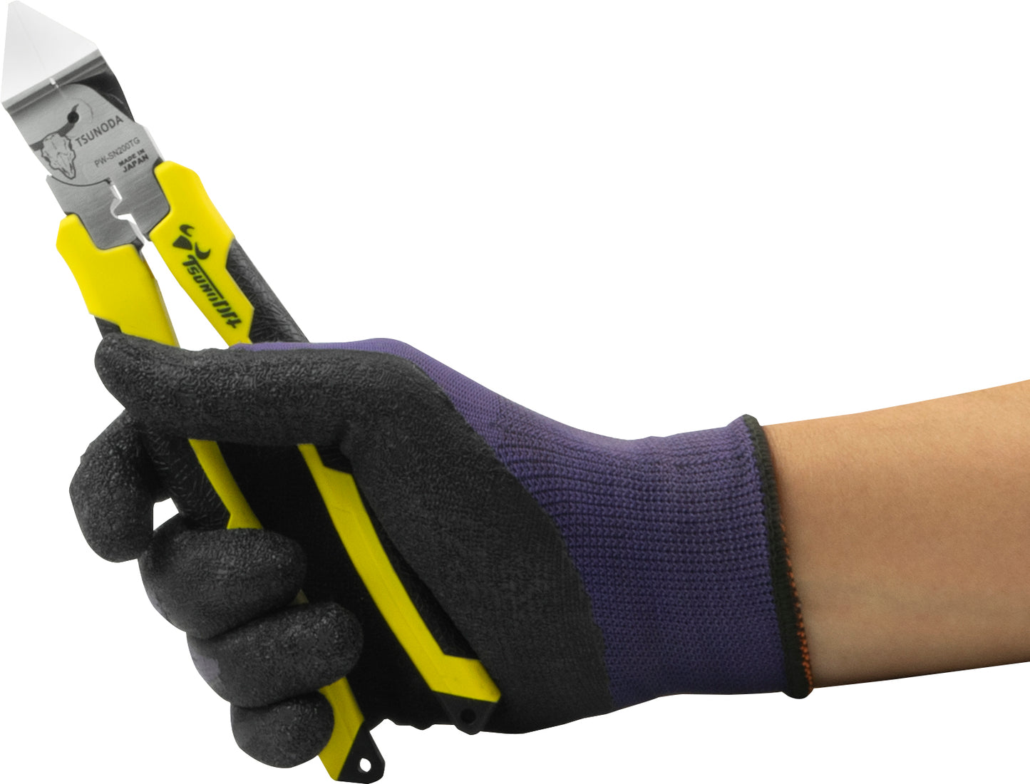 ツノダ 電工パワー斜めニッパー 200mm 【PW-SN200TG】