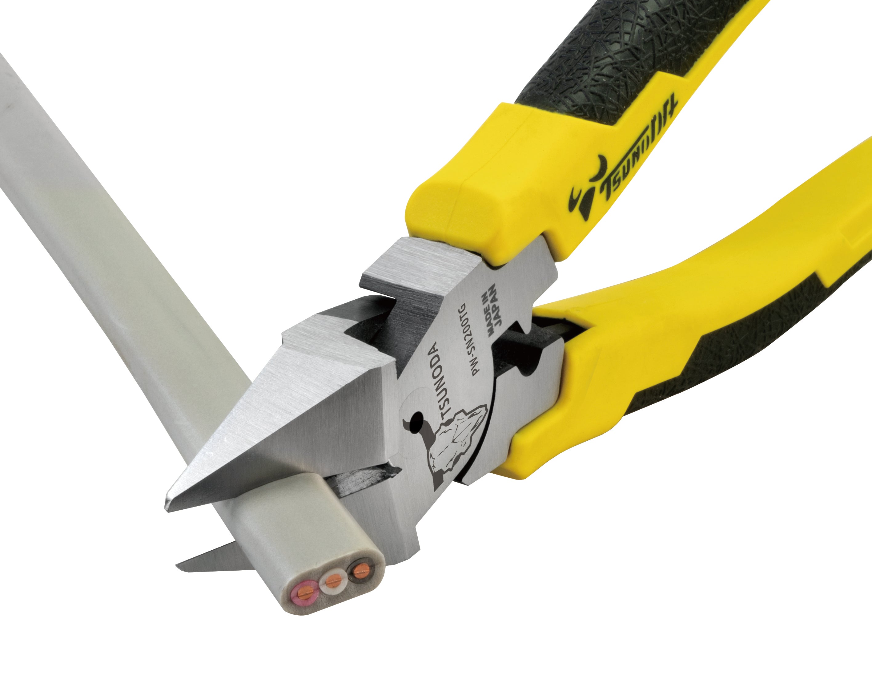ツノダ 電工パワー斜めニッパー 200mm 【PW-SN200TG】 – ツノチョク