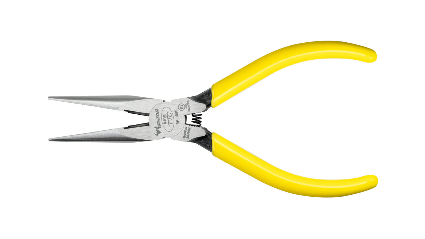 ツノダ ラジオペンチ 刃穴なしバネ付（JIS）150mm 【RP-150S】