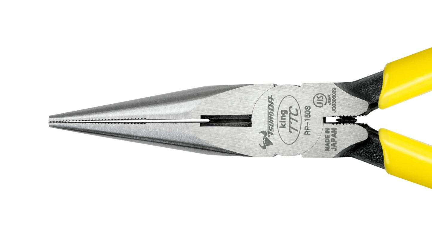 ツノダ ラジオペンチ 刃穴なしバネ付（JIS）150mm 【RP-150S】