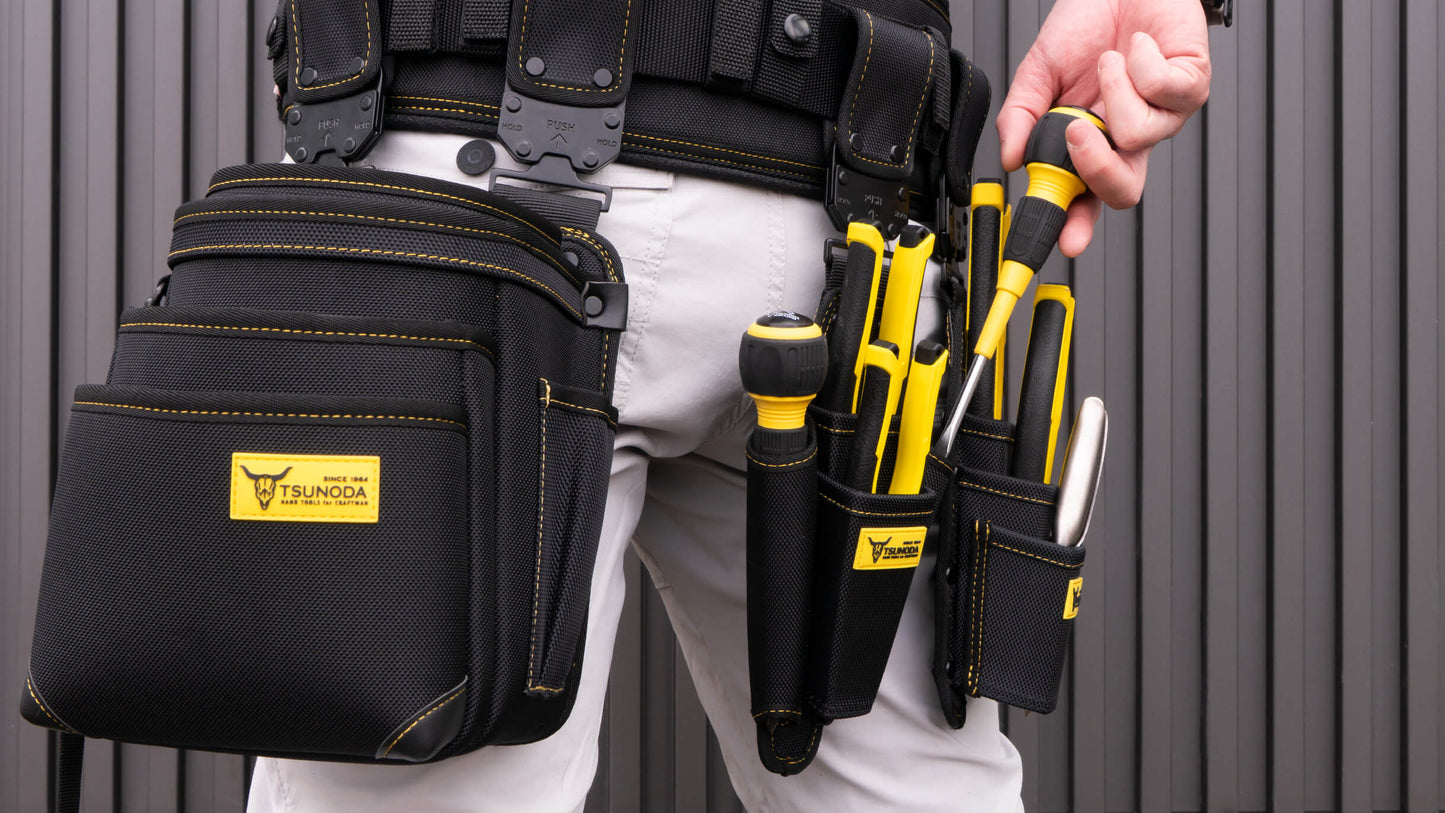 ツノダ LOCX 着脱式サイドドライバー・ペンチ2段差し バックル付【LX-SDO2B】