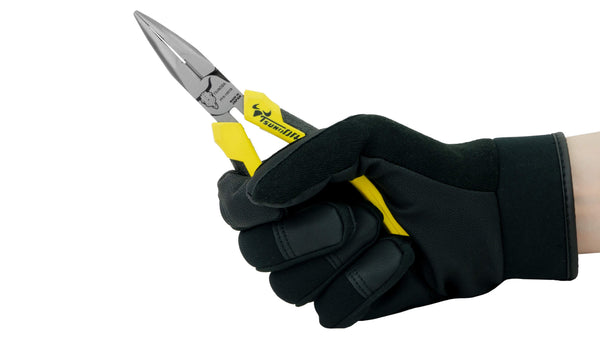 ツノダ パワー先曲がりラジオペンチ 150mm 【PFR-150TG】_12