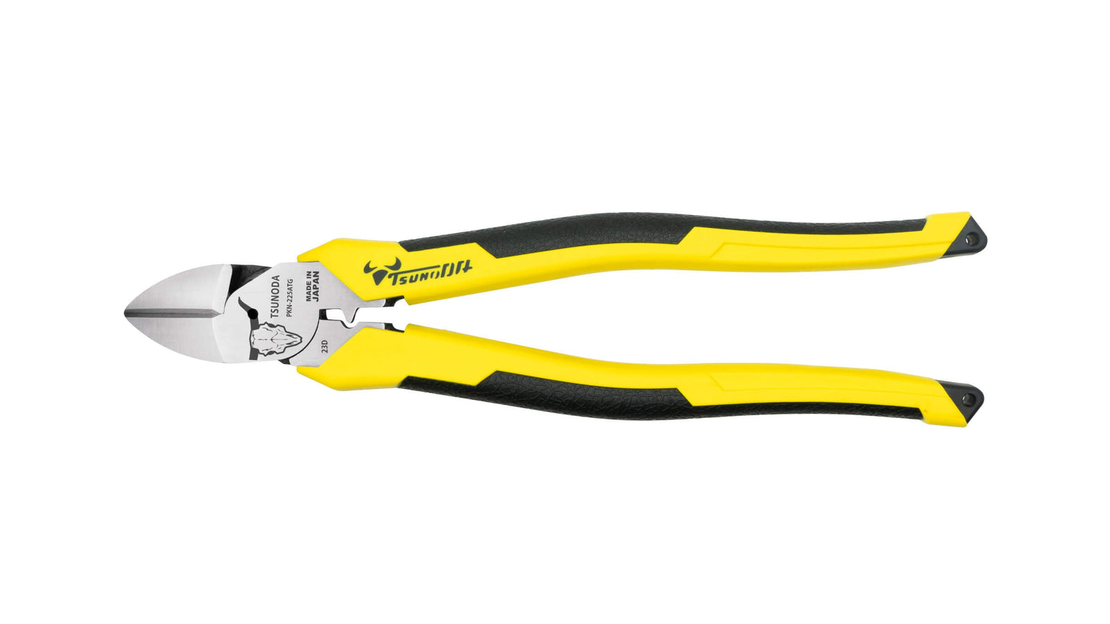ツノダ パワー硬線ニッパー　圧着機能付 225mm 【PKN-225ATG】
