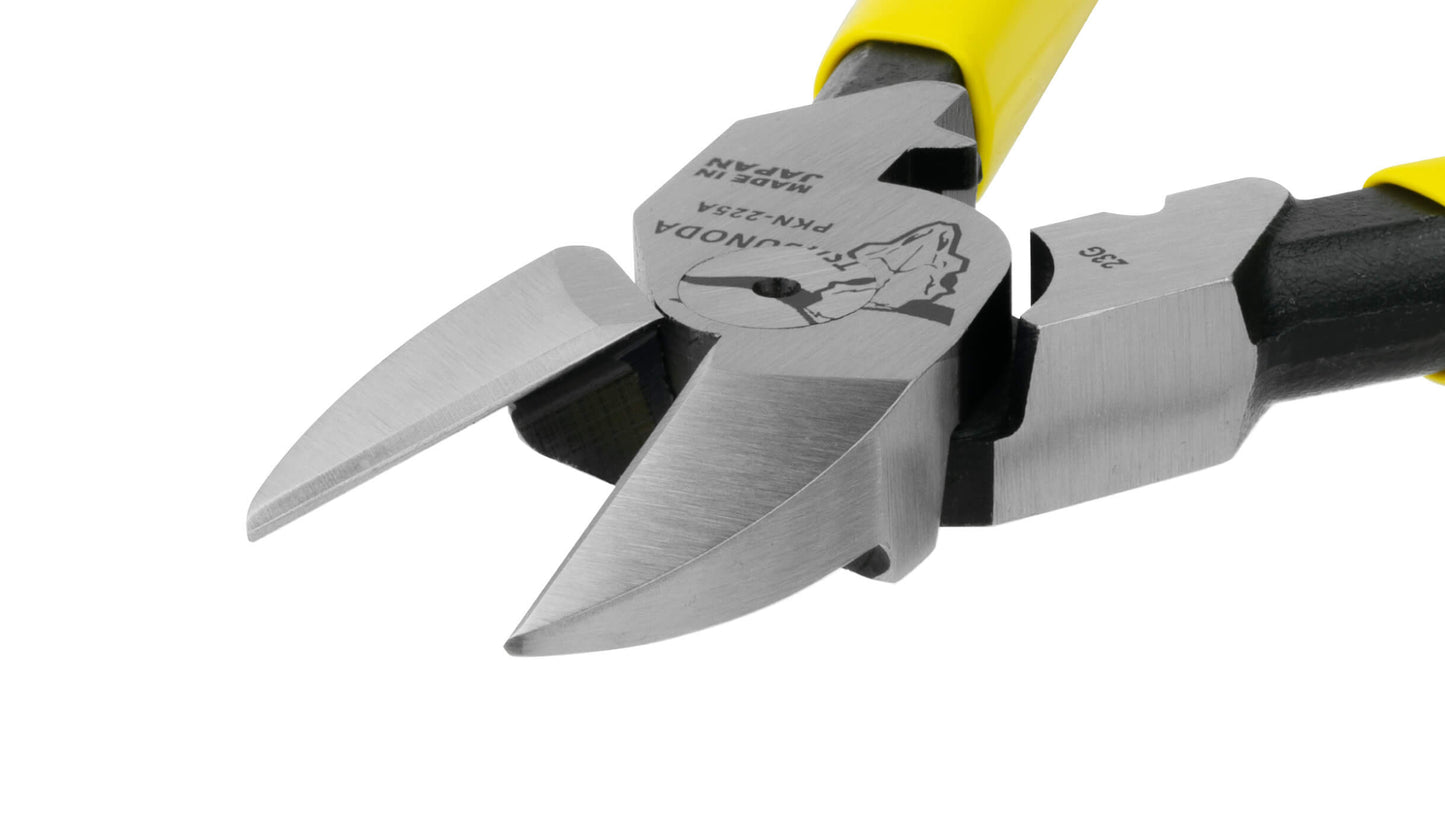 ツノダ パワー硬線ニッパー　圧着機能付 225mm 【PKN-225A】