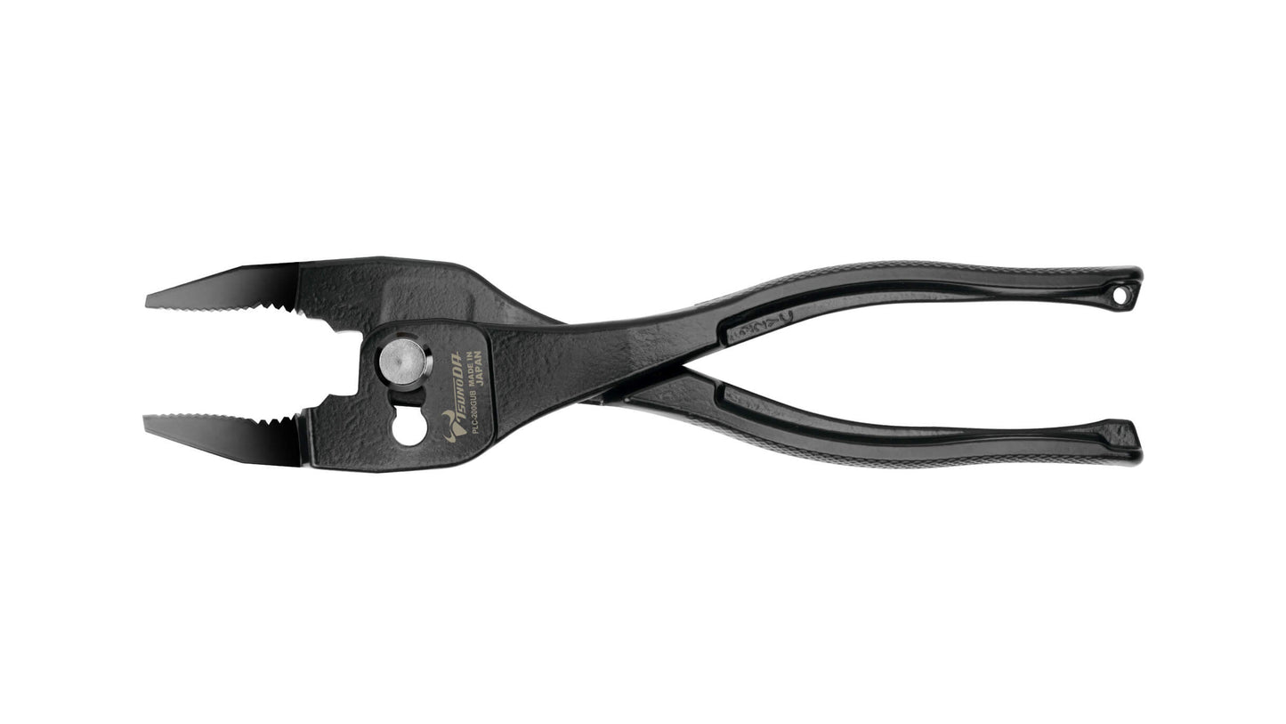 ツノダ 極・薄型ホールドプライヤー　ベントタイプ　200mm 【PLC-200GUB】