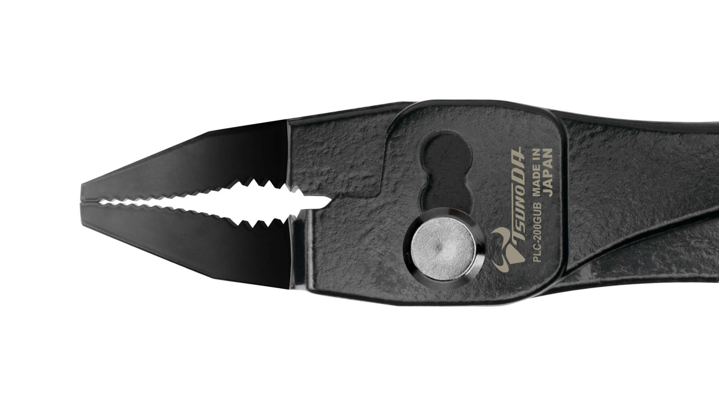 ツノダ 極・薄型ホールドプライヤー　ベントタイプ　200mm 【PLC-200GUB】