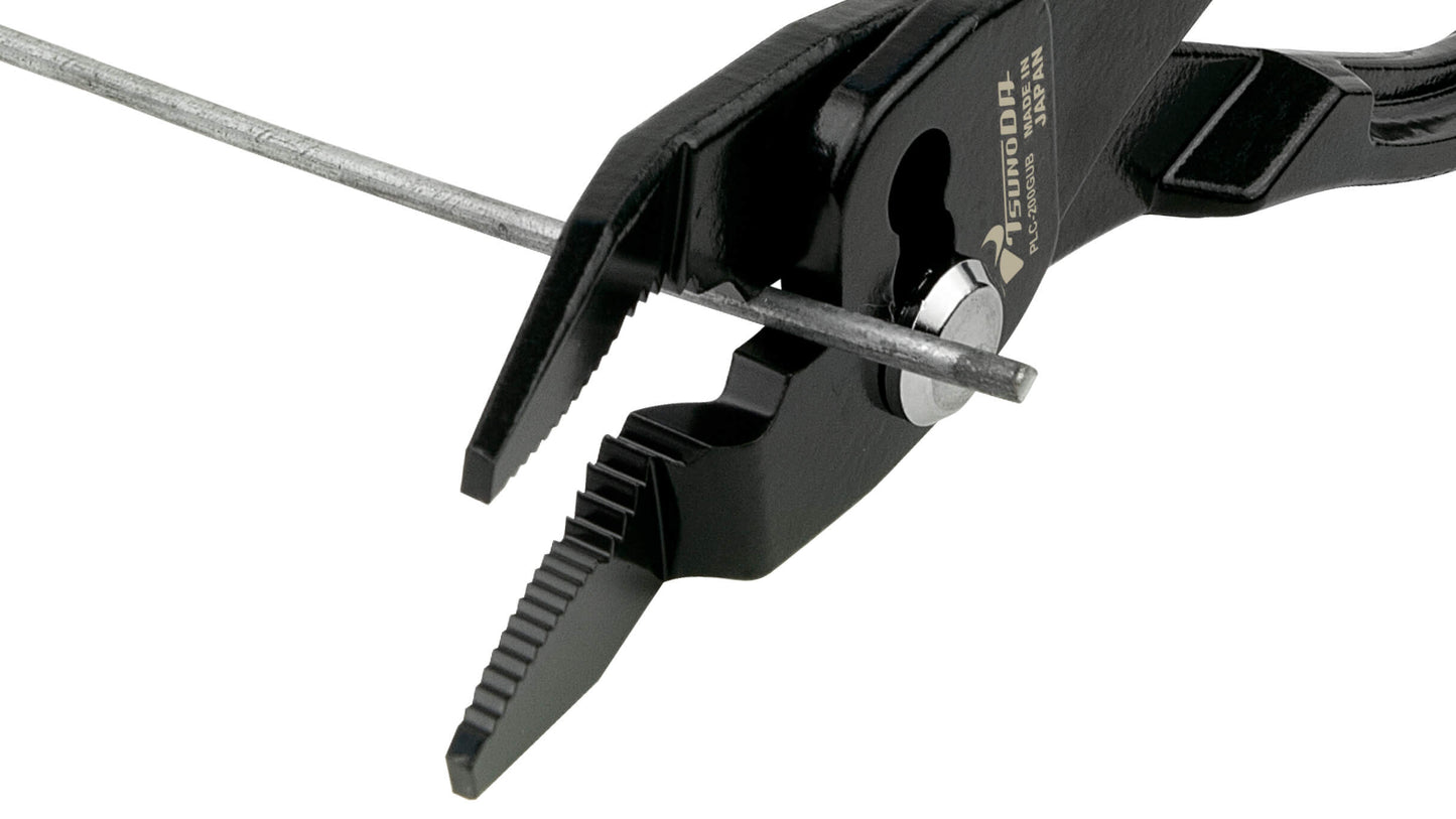 ツノダ 極・薄型ホールドプライヤー　ベントタイプ　200mm 【PLC-200GUB】