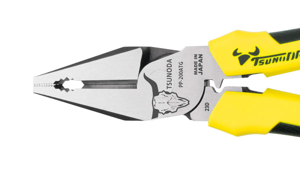 ツノダ 電工パワーペンチ 200mm 　圧着機能付き【PP-200ATG】_3